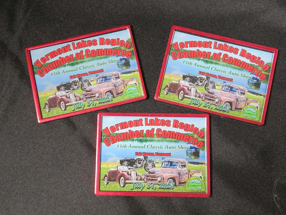 Auto show plaques